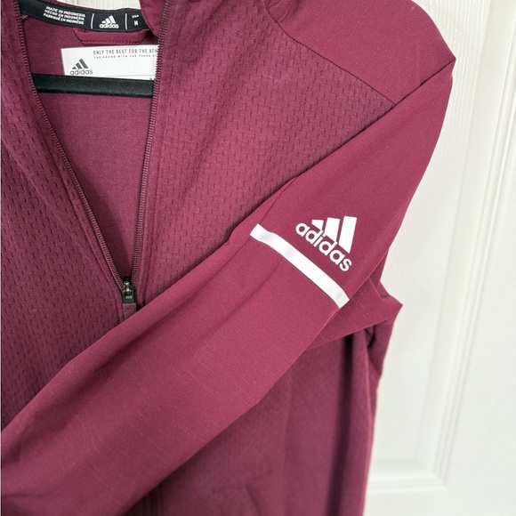Adidas Men’s Maroon Squad Jacket | Size M | Excellent Condition - Picture 5 of 9